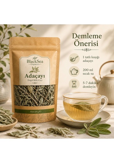 Blacksea Organics Adaçayı 60 Gr