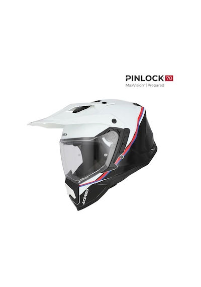 Acerbis Assault Graphıc 22-06 Kask Siyah Beyaz Siyah - Beyaz