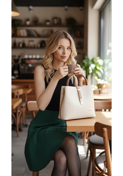 Just Polo Kadın Orijinal Just Polo 3 Bölmeli Ayarlanabilir Askılı Şık El & Omuz Çantası Shoulder Bag Krem - Camel