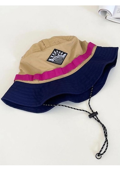Valkyrie Katlanabilir Bucket Şapka Unisex Ayarlanabilir İpli Yazlık Outdoor Şapka Hafif Nefes Alabilir Kamp Balıkçı Şapkası Bej Bej
