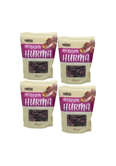 Ithal Taze Mebrum Hurma Yumuşak Etli Doğal 4 Adet X 300 Gr 300 G