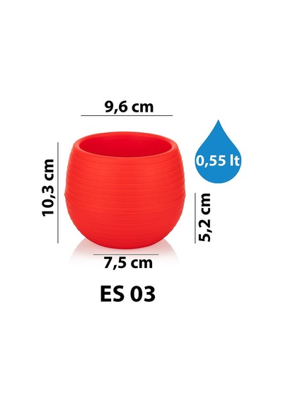 Serinova Elvan Kaktüs Saksısı 0.55 Lt