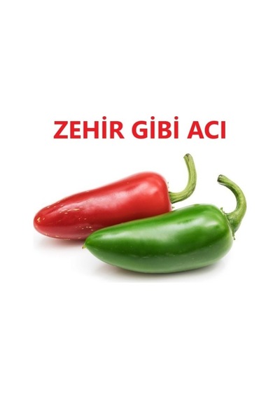 Zehir Gibi Meksika Jalapeno Biber Fidesi-5 Adet