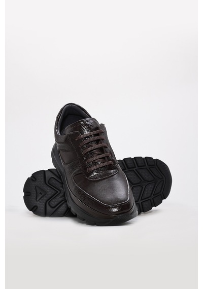 Fast Step Hakiki Deri Erkek Casual Ayakkabı 214ma5028 Kahve
