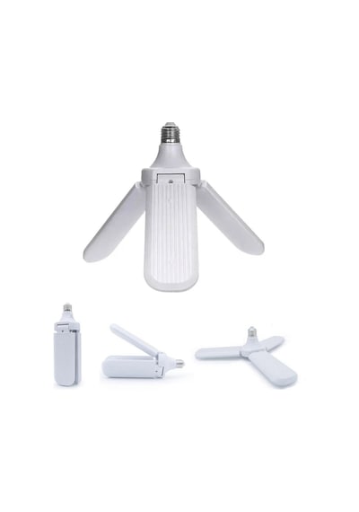 3 Kollu Pervane Modeli Beyaz Led Lamba Ampul 24w - E27 Bx40