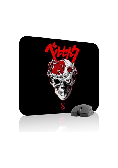 Berserk Kaymaz Dikişli Kauçuk Oyuncu Mousepad V3 - 48x40 Xl Gaming Mouse Pad Fare Altlığı
