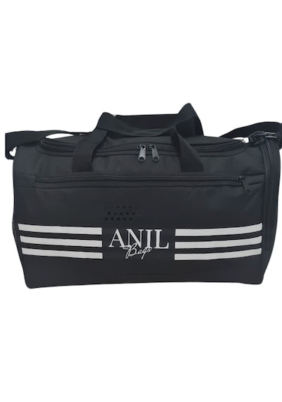 Anılbags Anıl Bags Spor Seyahat Çantası 45 Cm Ayakkabı Bölümlü Siyah