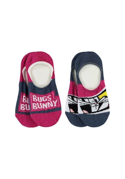 Bugs Bunny Kız Çocuk 2'li Babet Çorap Set 3-11 Yaş Fuşya G9A831436Y31 Fuşya