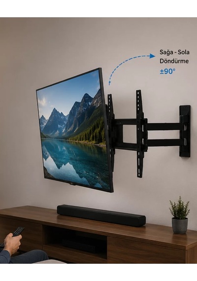 Northcity Çift Kollu Hareketli Tv Askısı Duvar Aparatı