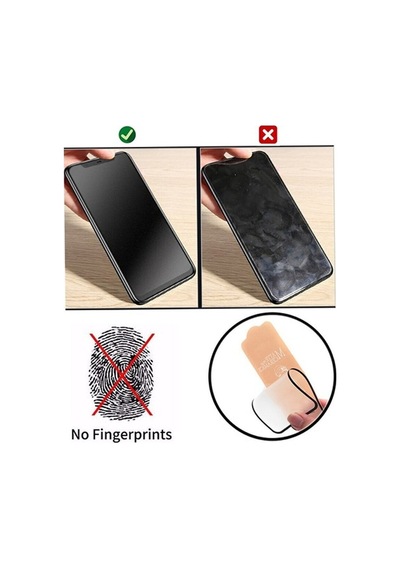 Apple Uyumlu iPhone 14 Plus Mat Seramik Tam Kaplayan Çerçeveli Nano Esnek Ekran Koruyucu