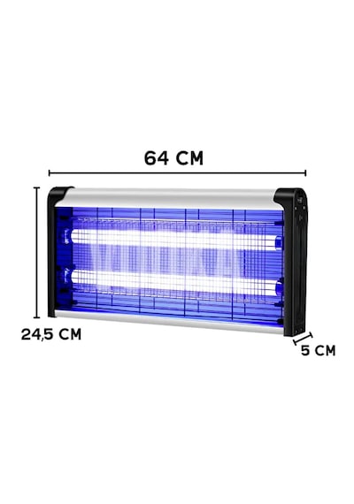 20w Elektrikli Uv Lamba Sinek Kovucu Sessiz İç Ve Dış Mekan Kullanımına Uygun 10w+10w Auhma