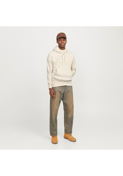 Jack & Jones Frederiksberg Erkek Krem Sweatshirt 12270541-anw Krem