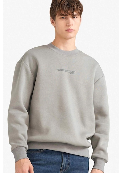 Defacto Boxy Fit Bisiklet Yaka Baskılı Sweatshirt X8282az25augr169 Gri Defacto Boxy Fit Bisiklet Yaka Baskılı Sweatshirt X8282az25augr169 Gri