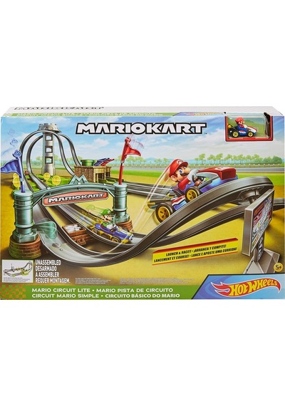 Hot Wheels Mario Kart Çılgın Dönüş Parkuru Yarış Seti. 1 64 Ölçek