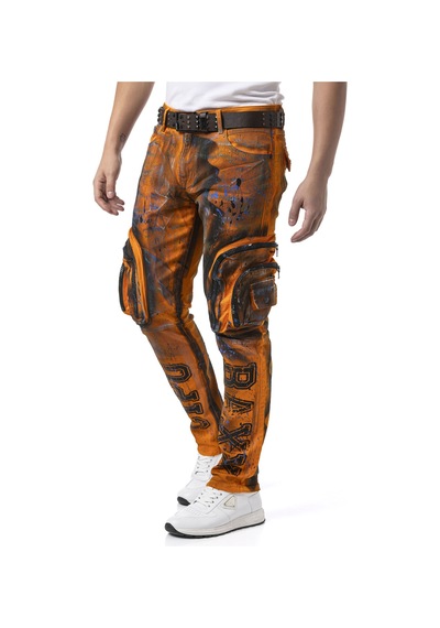 Cd902 Erkek Kargo Pantolon Turuncu