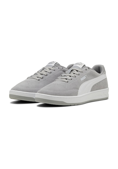 Puma Court Classic Clean Sd Grı Erkek Sneaker Gri-beyaz