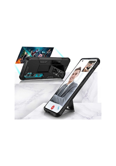 Xiaomi Mi Note 10 Pro Kilif Miknatisli Zirhli Korumali Silikon 467919033