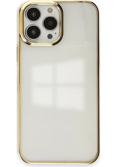 Apple İphone 14 Pro Kılıf Element Silikon - Gold Çok Renkli