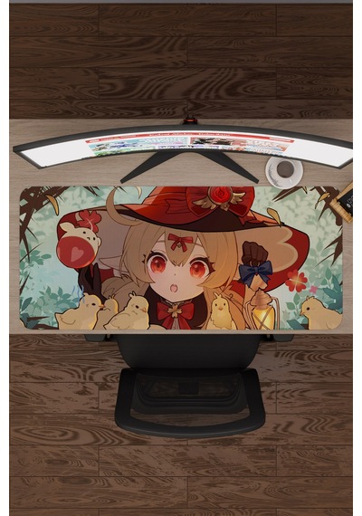 Klee Genshin Impact Anime Gacha V5 - 90x40 Xxl Gaming Mouse Pad Fare Altlığı