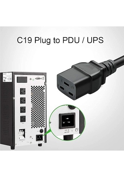 Primex Px-srv5 5 Metre 3x1.5mm C19 Server Power Kablo, 3x1.5mm Server Güç Kablosu, 5 Metre C19 Schuko Kablo Full Bakır Kablo