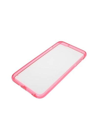 Apple Uyumlu iPhone 6s Plus/6 Plus İle Kılıf Silikon Lims Şeffaf Pembe