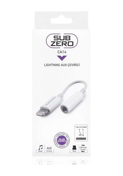 Subzero Ca14 Apple Uyumlu iPhone 7 ve Üzeri Kulaklık Çevirici Lightning
