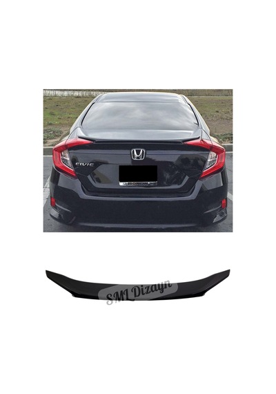 Honda Civic Fc5 Bagaj Üstü Parlak Siyah Spoiler-spoyler