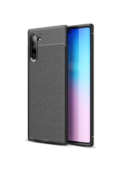 Samsung Uyumlu Galaxy Note 10 Kılıf Zore Niss Silikon Kapak-Siyah