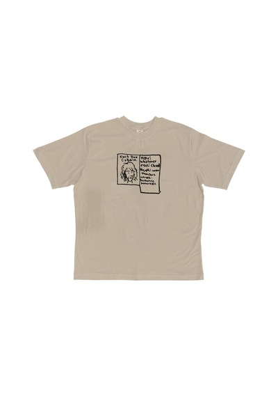 Tarzsokak Kurt Cobain // Nirvana T-shirt Bej