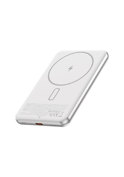 Wiwu Wi-p088 Led Işık Göstergeli Pd 20w Kablosuz Powerbank 5000mah 15w Gümüş Gümüş