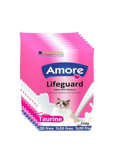 Yavru Kedi Süt Tozu 8x240g LifeGuard Kitten Milk Supplement