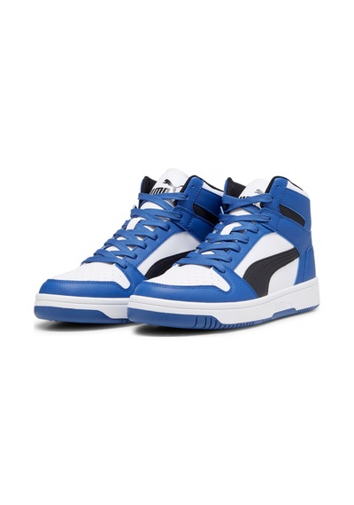 Puma Rebound Layup Ayakkabı 369573 36 Beyaz - Mavi