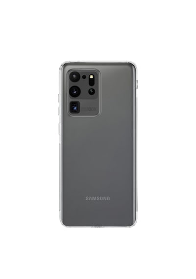 Samsung Galaxy Uyumlu S20 Ultra Kamera Korumalı Tıpalı Şeffaf Silikon Kılıf