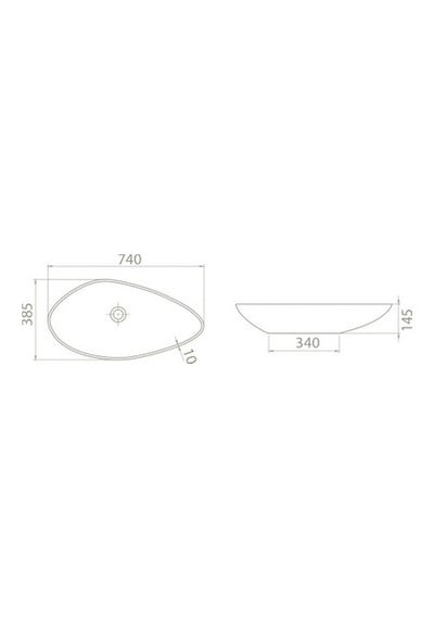 Tezgah Üstü Seramik Lavabo 74x38 Cm Şık Ve Fonksiyonel 508 Yeşil
