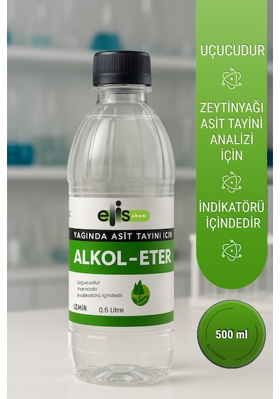 Zeytinyağı Tayini İçin Alkol- Eter 500 Ml