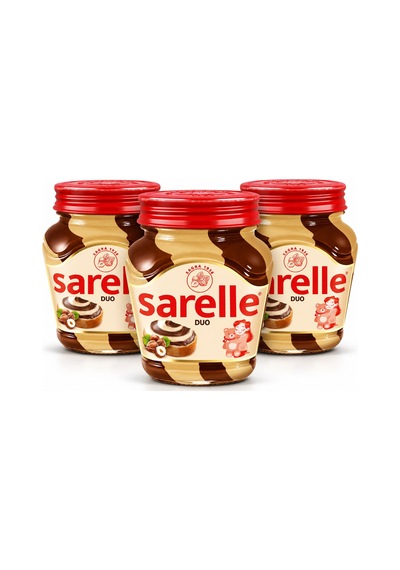 Sarelle Duo Kakaolu Fındık Kreması 350 Gr 3' Lü Paket