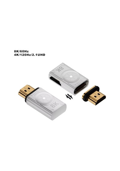 Hdmı To Hdmı 90 Derece Çevirici 8k Metal Çevirici Adaptör