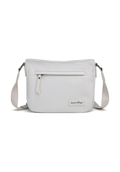 Smart Bags Twill Dimi Kumaş Postacı Kadın Çantası 3324 GRİ