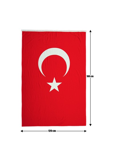 Türk Bayrağı 120x180 Alpaka Kumaş