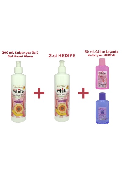 Hediyeli Ürün 200 Ml. Salyangoz Özlü Gül Kremi Alan Herkese