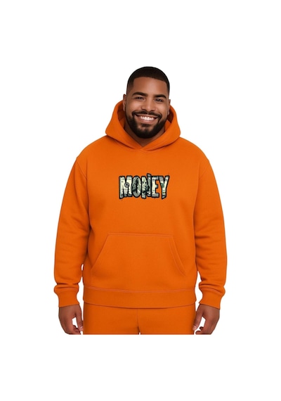 Benroma Money Baskılı Büyük Beden Unisex Sweatshırt Çok Renkli