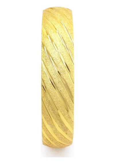 Altın Kaplama Yan Çizgili Bilezik 1.5 Cm Blz-3045 Altın