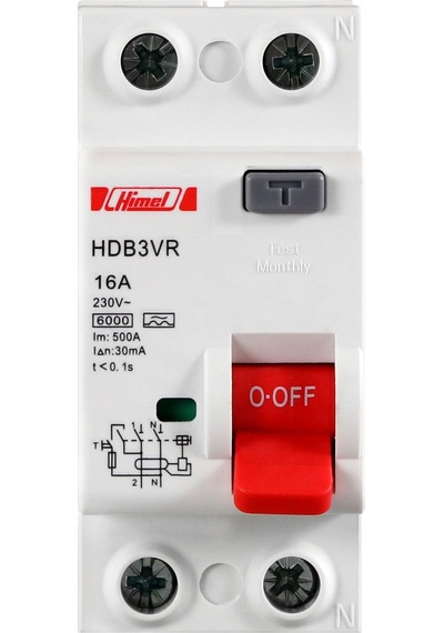 Himel Hdb3vr263sc 2x63a 30 Ma Kaçak Akım Koruma Rölesi