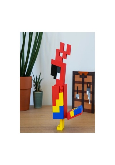 Minecraft Papağan Figür