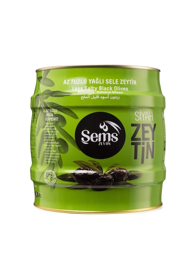 Şems Seçme Siyah Zeytin 351-380 2XS 2 KG