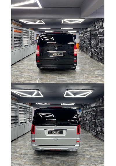 Mercedes V Klass Vito Viano 2006-2015 Uyumlu 2023 Maybach Yükseltme Dönüşüm Body Kit Seti-hazır Stok