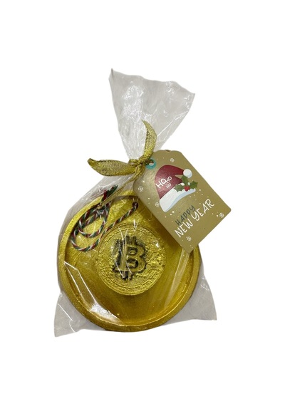 Duvar Süsü Bitcoin Para 10 Cm Çap