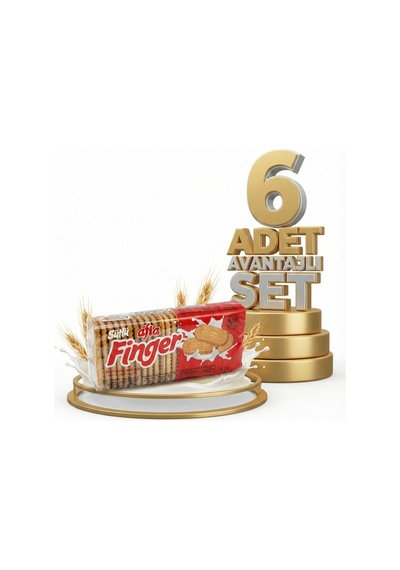 Afia Sütlü Finger Bisküvi 6x140 Gr