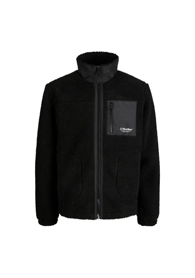 Jack & Jones Jack&jones 12299491 Jjesoho Teddy Jacket Aw26 Black Erkek Ceket Siyah