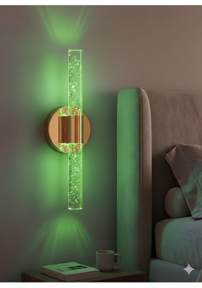 Bhbackhome Bubbleflux Medium Şık Tasarım Modern Ledli Aplik 31 Cm Gümüş Rgb Elektrikli Kumandalı Gümüş